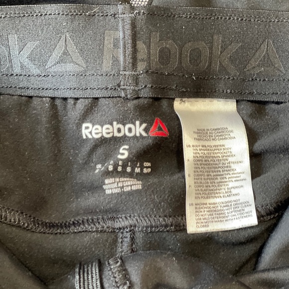 Reebok Slim Running Pants SZ S - Picture 3 of 5